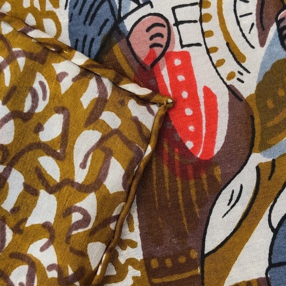 VTG 1950s 1960s Silk Exodus Story Novelty Print Scarf - Picture 9 of 9